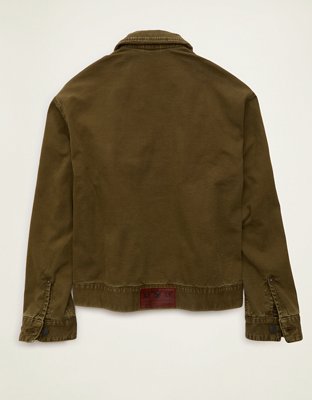 AE x Lamine Yamal Cropped Workwear Jacket - Olive