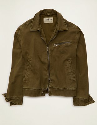 AE x Lamine Yamal Cropped Workwear Jacket - Olive