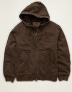 AE x Lamine Yamal Hooded Denim Jacket - Brown