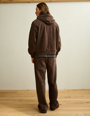 AE x Lamine Yamal Hooded Denim Jacket - Brown