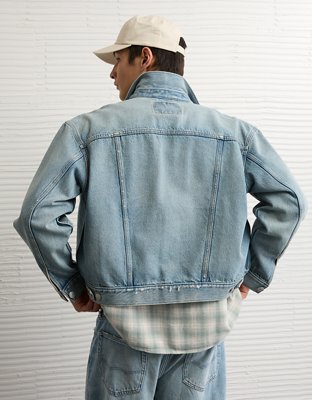 AE Relaxed Denim Jacket - Blue