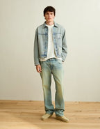 AE Relaxed Fit Denim Jacket - Light Blue