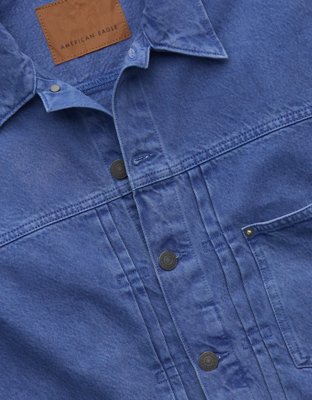 AE Relaxed Fit Denim Jacket - Ocean