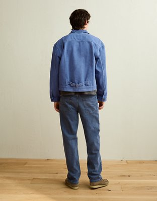 AE Relaxed Fit Denim Jacket - Ocean