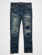 AE 19 Jean - Destroyed Dark Wash