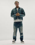 AE 19 Jean - Destroyed Dark Wash