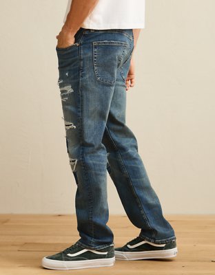 AE 19 Jean - Destroyed Dark Wash