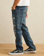 AE 19 Jean - Destroyed Dark Wash