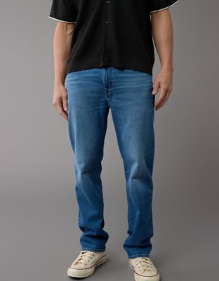 AE Relaxed Straight Jean - Medium Indigo