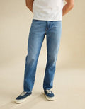 AE Slim Straight Jean - Bright Blue