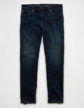 AE Patched Slim Straight Jean - Authentic Dark Indigo