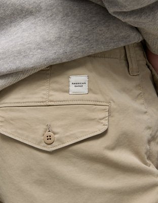 AE Flex Loose Lived-In Khaki Pant - Light Khaki