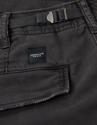 AE 10" Flex Lived-In Cargo Short - Black