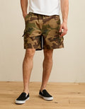 AE 6.5" Flex Lived-In Pull-On Cargo Short - Camo Green