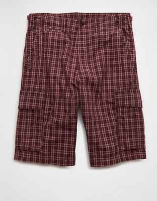 AE 12" Lived-In Cargo Short - Magenta