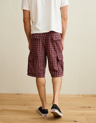 AE 12" Lived-In Cargo Short - Magenta