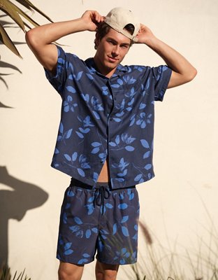 AE 5" Flex Swim Trunk - Dark Blue