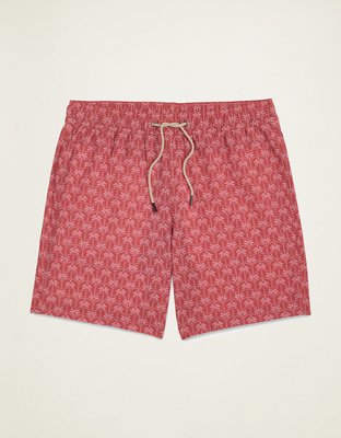 Fair Harbor Bayberry 7" Swim Trunk - Red