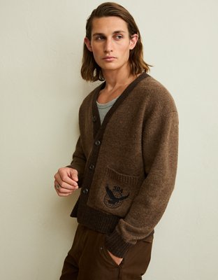 AE x Lamine Yamal Cardigan Sweater - Brown