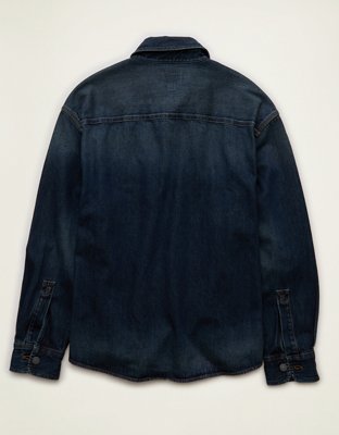 AE x Lamine Yamal Denim Overshirt - Light Wash