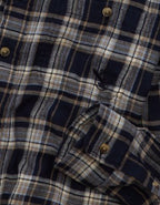 AE x Lamine Yamal Flannel Button-Up Shirt - Cerulean Blue