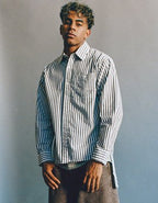 AE x Lamine Yamal Poplin Button-Up Shirt - Coffee