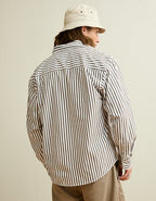 AE x Lamine Yamal Poplin Button-Up Shirt - Coffee