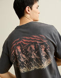 AE Boxy Destination Graphic T-Shirt - Charcoal