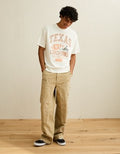 AE Boxy Fit Texas Longhorns Graphic T-Shirt - Air White