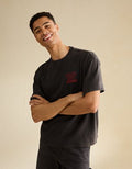 AE Boxy Fit Ohio State Buckeyes Graphic T-Shirt - Black