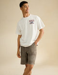 NFL Boxy Fit Denver Broncos Graphic T-Shirt - Bright White