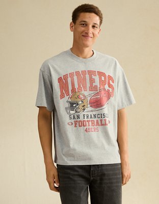 NFL Boxy Fit San Francisco 49ers Graphic T-Shirt - Iron Heather
