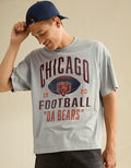 NFL Boxy Fit Chicago Bears Graphic T-Shirt - Gray Heather