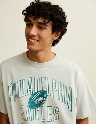 NFL Boxy Fit Philadelphia Eagles Graphic T-Shirt - Grey