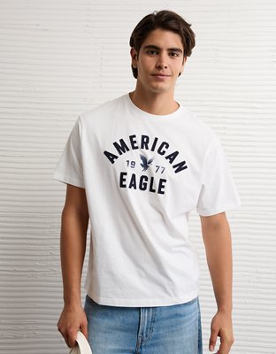 AE Standard Fit Graphic T-Shirt - White