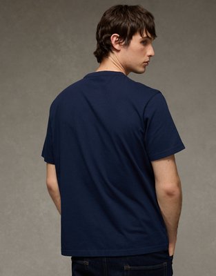 AE Standard Fit Graphic T-Shirt - Navy