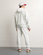 AE 24/7 Wisconsin Badgers Graphic Jogger - Heather Frost