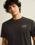 AE Standard Fit Miller High Life Graphic T-Shirt - Dusted Slate