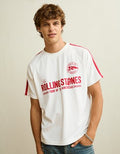 AE Standard Fit Rolling Stones Graphic Soccer T-Shirt - White