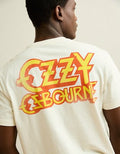 AE Boxy Fit Ozzy Osbourne Graphic T-Shirt - Air White