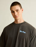 AE Boxy Fit Ford Mustang Graphic T-Shirt - Dusted Slate