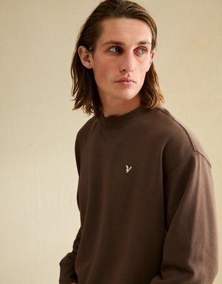 AE Lightweight Logo Sweatshirt - Dark Brown