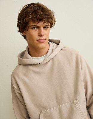 AE Laidback Luxe Heavyweight Hoodie - Dune Khaki