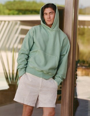 AE Laidback Luxe Heavyweight Hoodie - Washed Olive
