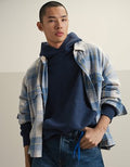 AE Laidback Luxe Heavyweight Graphic Hoodie - Navy