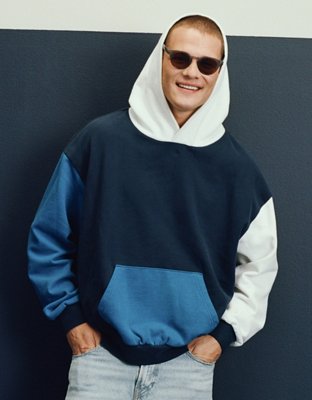 AE Laidback Luxe Heavyweight Hoodie - Navy