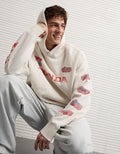 AE Standard Fit Honda Graphic Hoodie - Frosty Cream