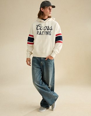 AE Laidback Luxe Coors Lite Graphic Hoodie - Cream