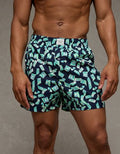 AEO Men's Money Stretch Cotton Boxer Short - Navy