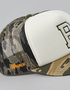 AE Bronco Camo Trucker Hat - Camo Green